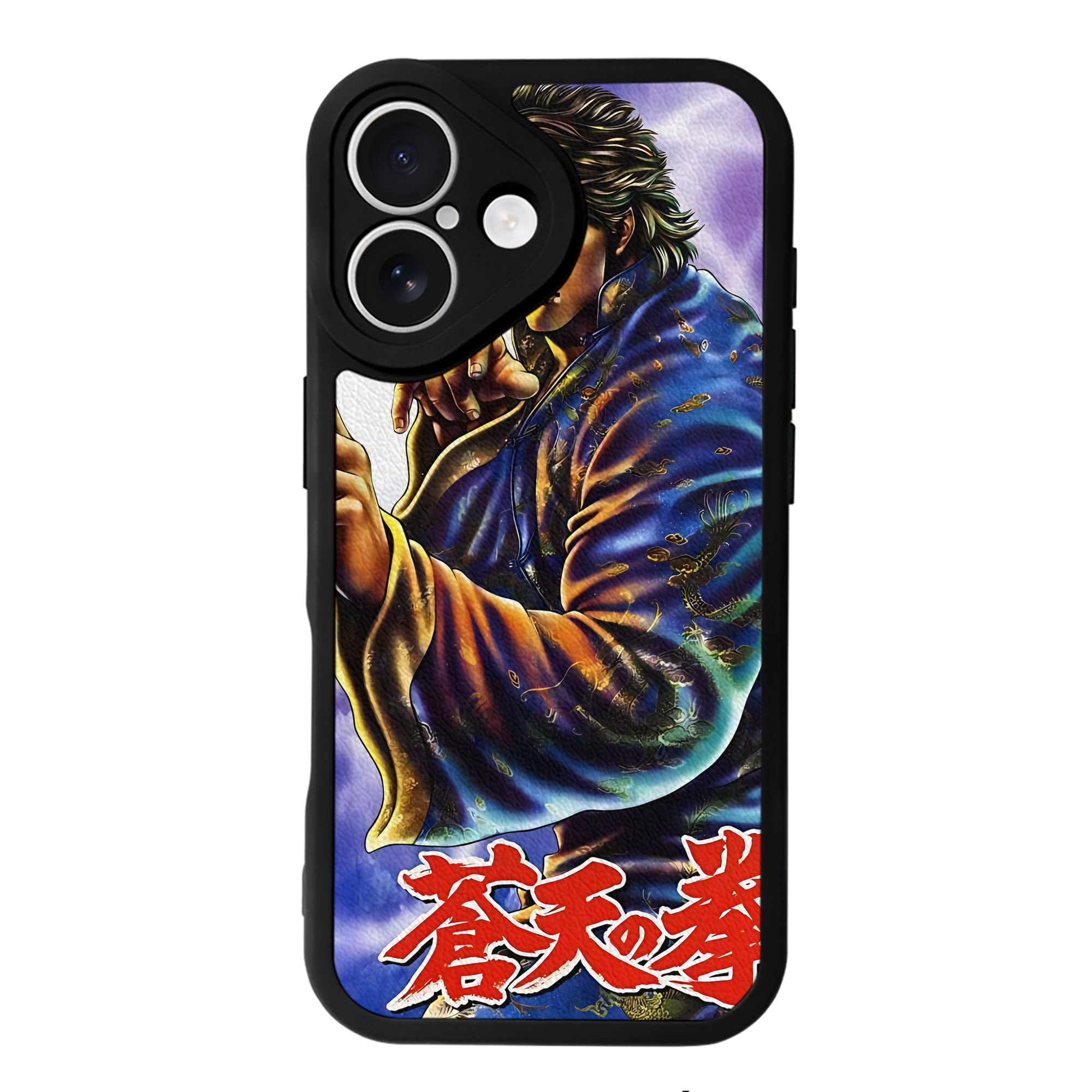 （画像用） 北斗の拳 Fist of the North Star 【iPhone 16シリーズ対応】シリコンスマホケース（レザー調） 材質：シリコン